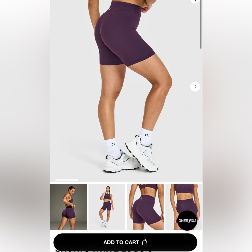 Oner Active Unified shorts - BlackBerry purple